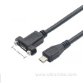 Screw Panel Mount USB Data Extension cable